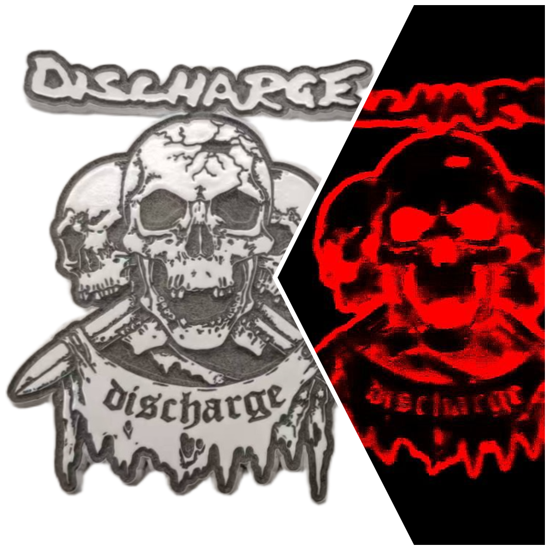 DISCHARGE - Logo - Enamel Pin