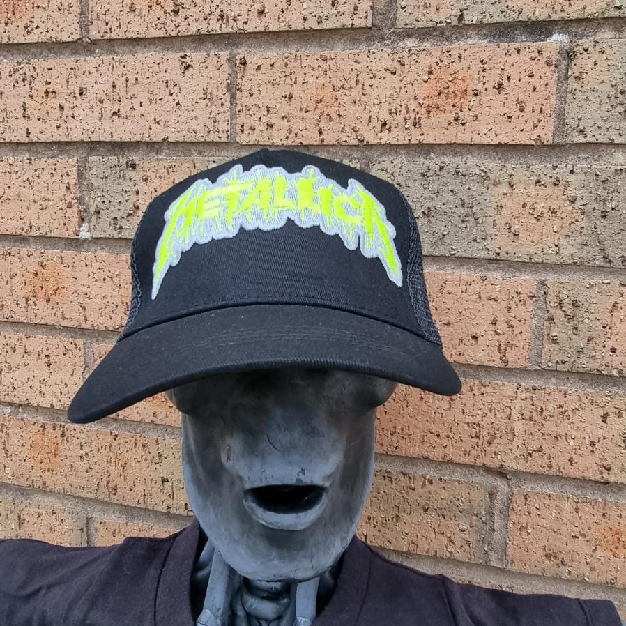 METALLICA - Splatter (Glow in the Dark) Logo TRUCKER CAP