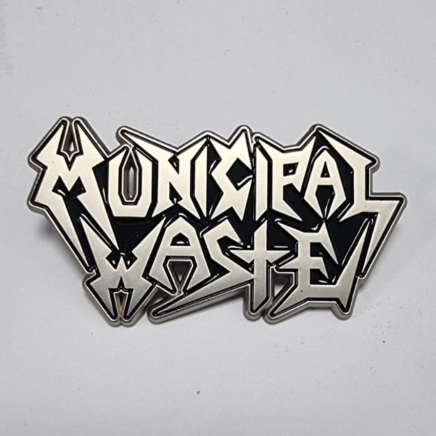 MUNICIPAL WASTE Logo Enamel Pin