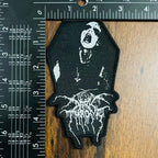 DARKTHRONE - Transilvanian Hunger - Coffin Shaped Woven Patch