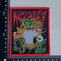 AUTOPSY - Severed Survival - (Red Border) Woven Patch