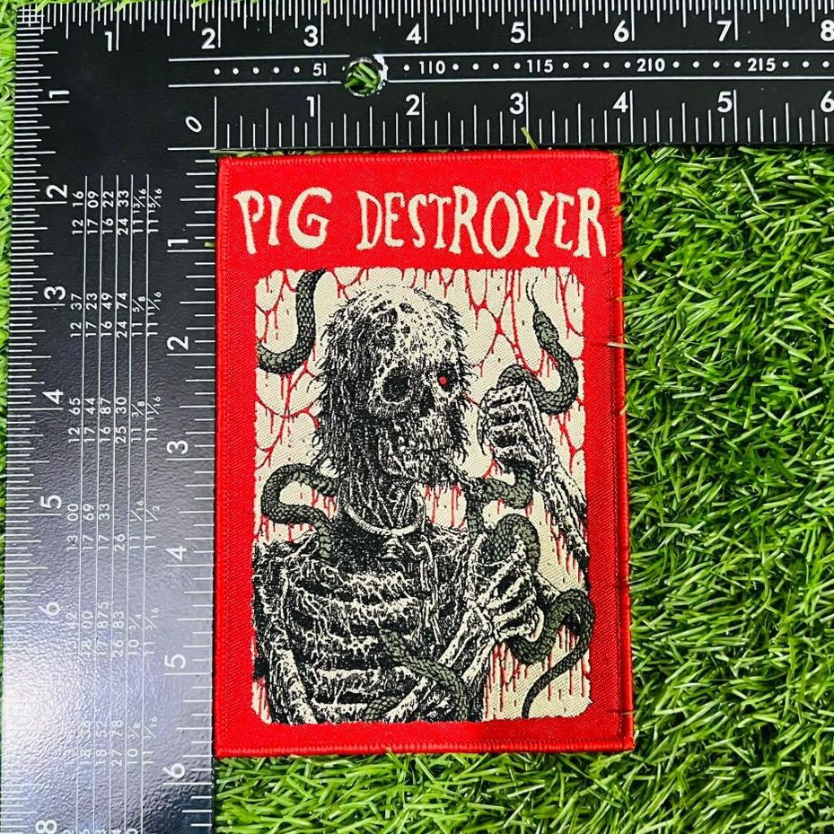PIG DESTROYER - Snakes - Woven Patch
