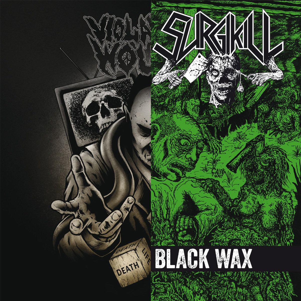 VIOLATION WOUND / SURGIKILL Split 7"EP