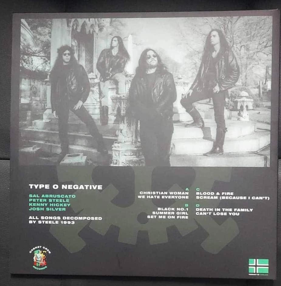 TYPE O NEGATIVE - Bloody Kisses (The Demos) (Green w/ White Splatter Ltd. 100) 2LP
