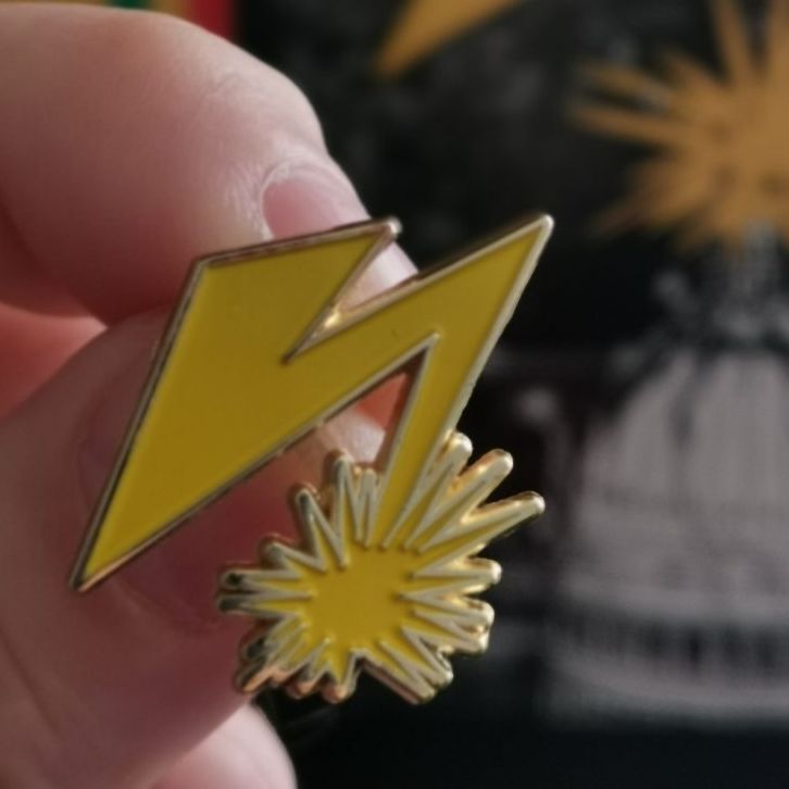 BAD BRAINS Lightning Bolt Enamel Pin (Small)
