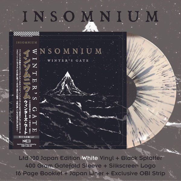 INSOMNIUM - Winter's Gate (White w/ Black Splatter - Japan Edition Ltd 100) LP