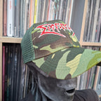 DISMEMBER - Logo - CAMO TRUCKER CAP