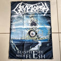 CRYPTOPSY - Blasphemy Made Flesh - Wall Flag / Textile Poster