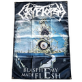CRYPTOPSY - Blasphemy Made Flesh - Wall Flag / Textile Poster