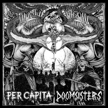 PER CAPITA / DOOMSISTERS - Split 7"EP