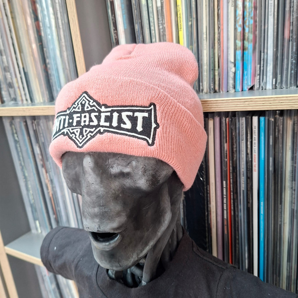 ANTI FASCIST - Bolt Thrower (Glow in the Dark) Logo Tribute - (Pink) Beanie