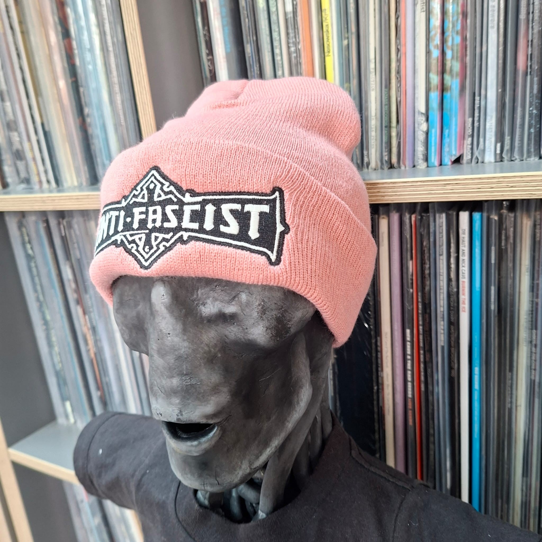 ANTI FASCIST - Bolt Thrower (Glow in the Dark) Logo Tribute - (Pink) Beanie