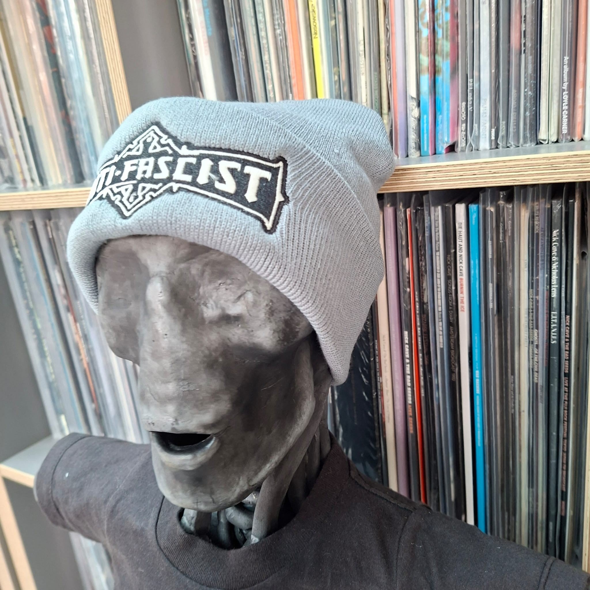 ANTI FASCIST - Bolt Thrower (Glow in the Dark) Logo Tribute - (Grey) Beanie