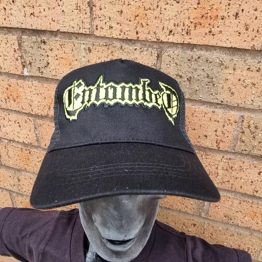ENTOMBED - (Glow in the Dark) Logo TRUCKER CAP