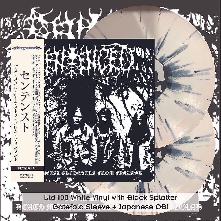 SENTENCED - Death Metal Orchestra From Finland (White w/ Black Splatter - Japan Edition) 2LP