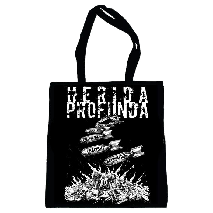 HERIDA PROFUNDA Refugees Welcome Tote Bag