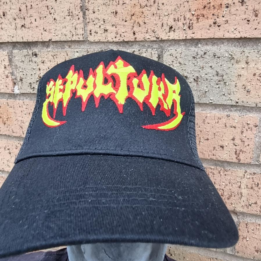 SEPULTURA - Old (Glow in the Dark) Logo TRUCKER CAP