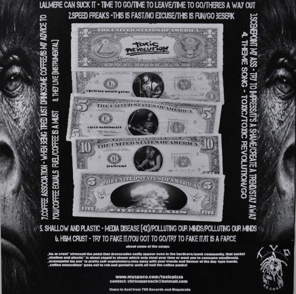 Toxic Revolution / Magnicide ‎– Short - Fast - Loud / Abusertrap Split  LP