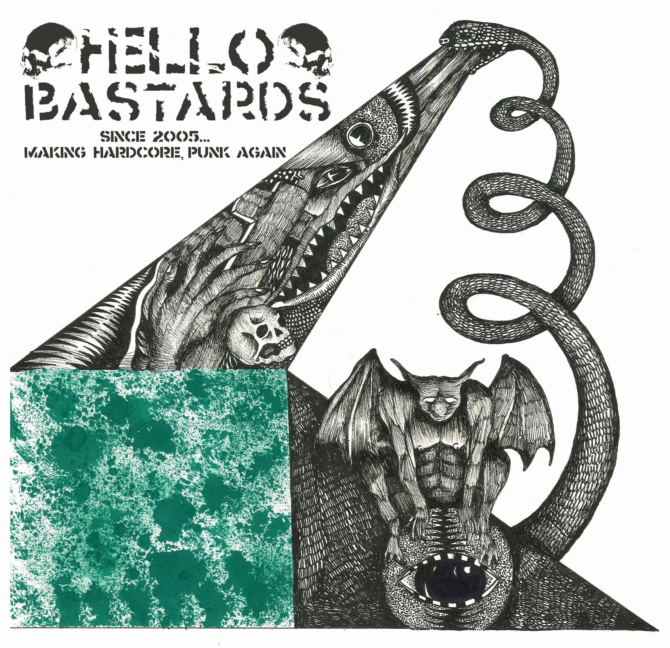 Hello Bastards - Since 2005... Making Hardcore, Punk Again - Complete Discography 2005 - 2021 2xTape Boxset