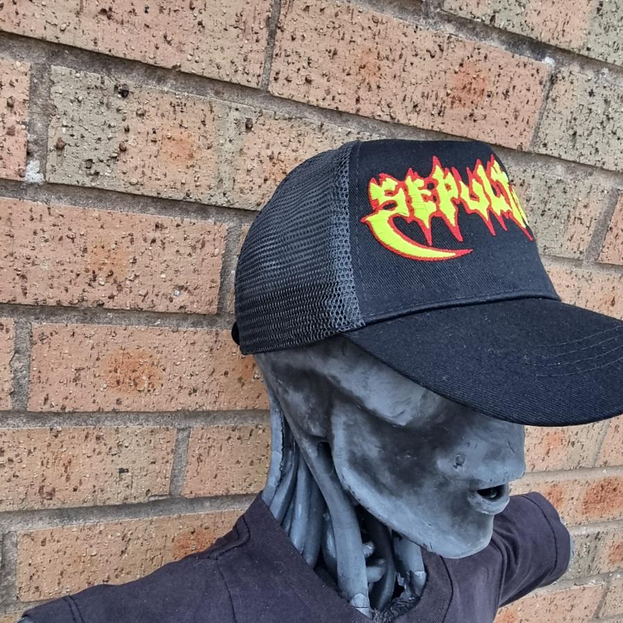 SEPULTURA - Old (Glow in the Dark) Logo TRUCKER CAP