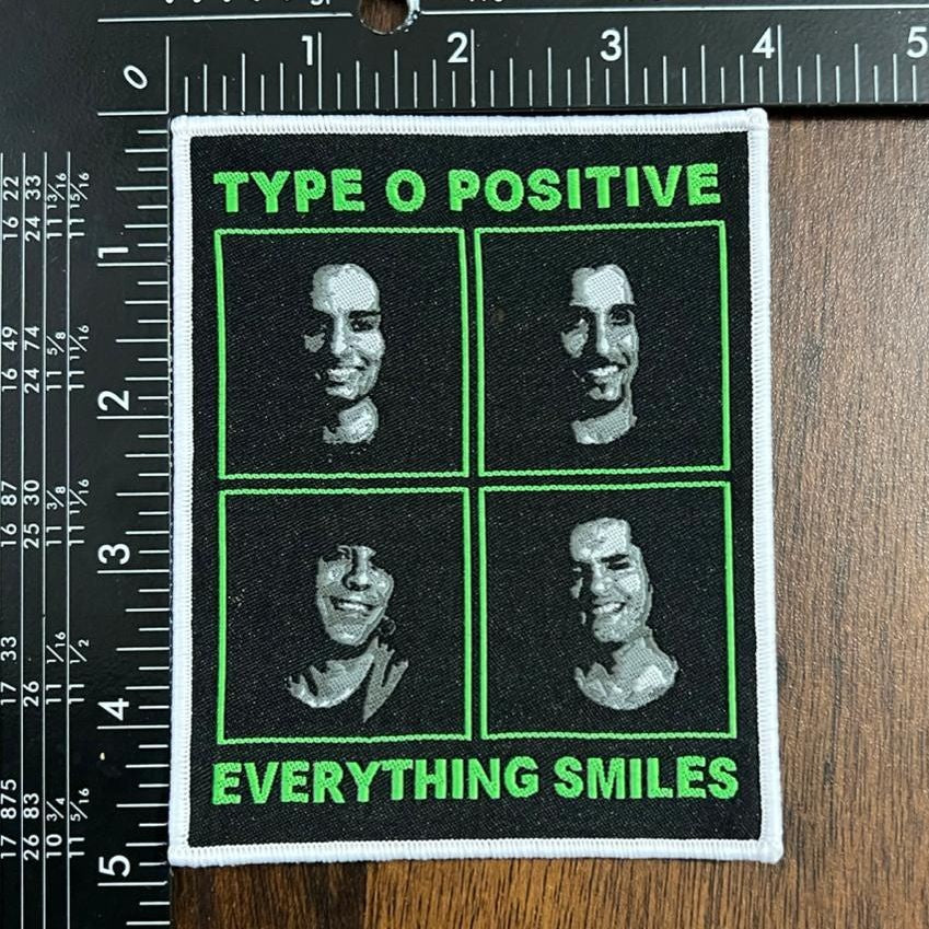 TYPE O POSITIVE - Type O Negative (?) - Woven Patch