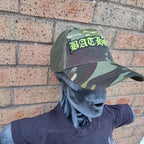 BATHORY - (Glow in the Dark) Logo CAMO TRUCKER CAP