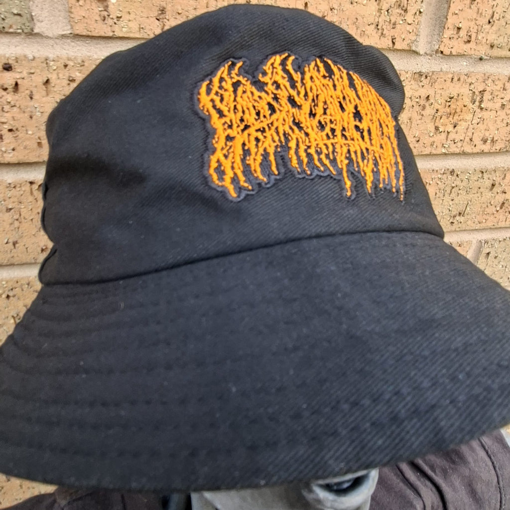 BLOOD INCANTATION - (Neon Orange) Logo - BUCKET HAT