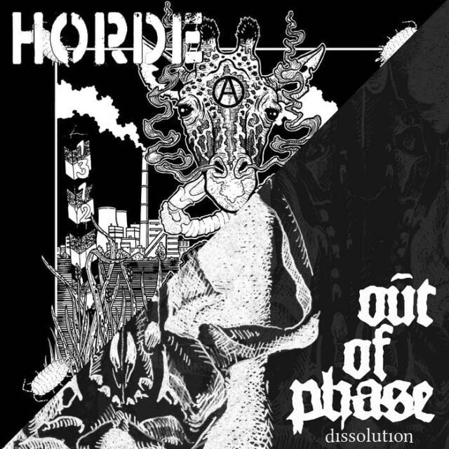 OUT OF PHASE / HORDE - Dissolution Split LP
