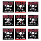 BLOOD FOR BLOOD - Livin' in Exile - Woven Patch