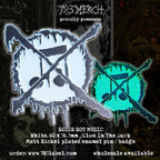 NOISE NOT MUSIC - Glow In The Dark - Enamel Pin