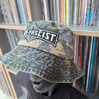 ANTI FASCIST - Bolt Thrower (Glow in the Dark) Logo Tribute - GREEN CAMO BUCKET HAT