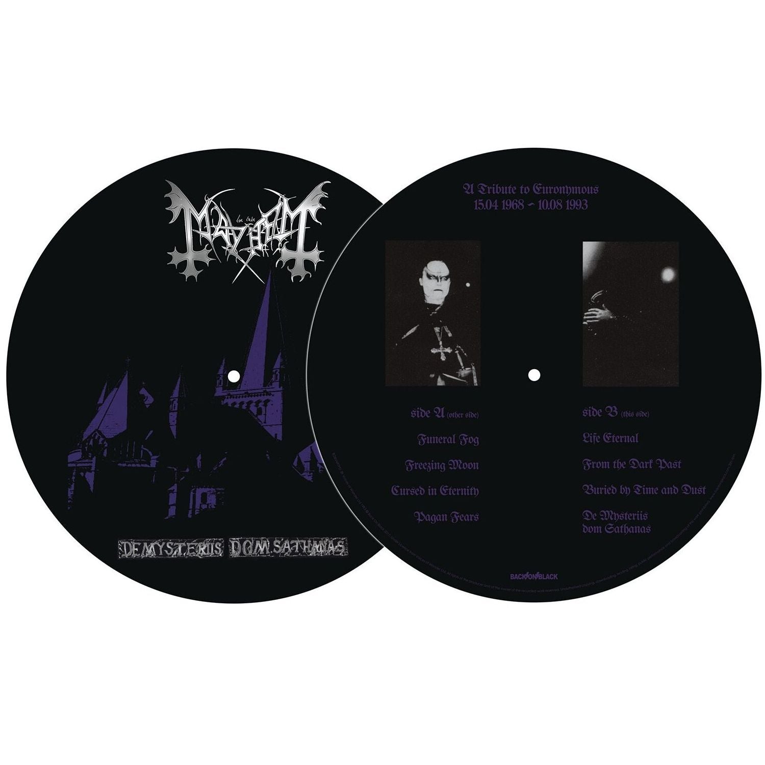 MAYHEM - De Mysteriis Dom Sathanas - Picture Disc