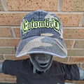 ENTOMBED - (Glow in the Dark) Logo - GREEN CAMO DAD CAP