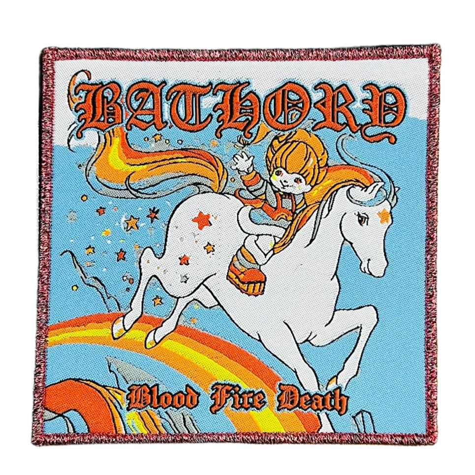 BATHORY - Blood Fire Death Unicorn - Woven Patch