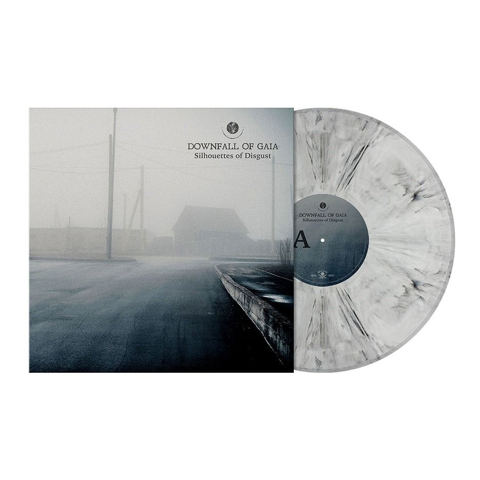 DOWNFALL OF GAIA - Silhouettes Of Disgust (White / Black Marbled Ltd.500) LP