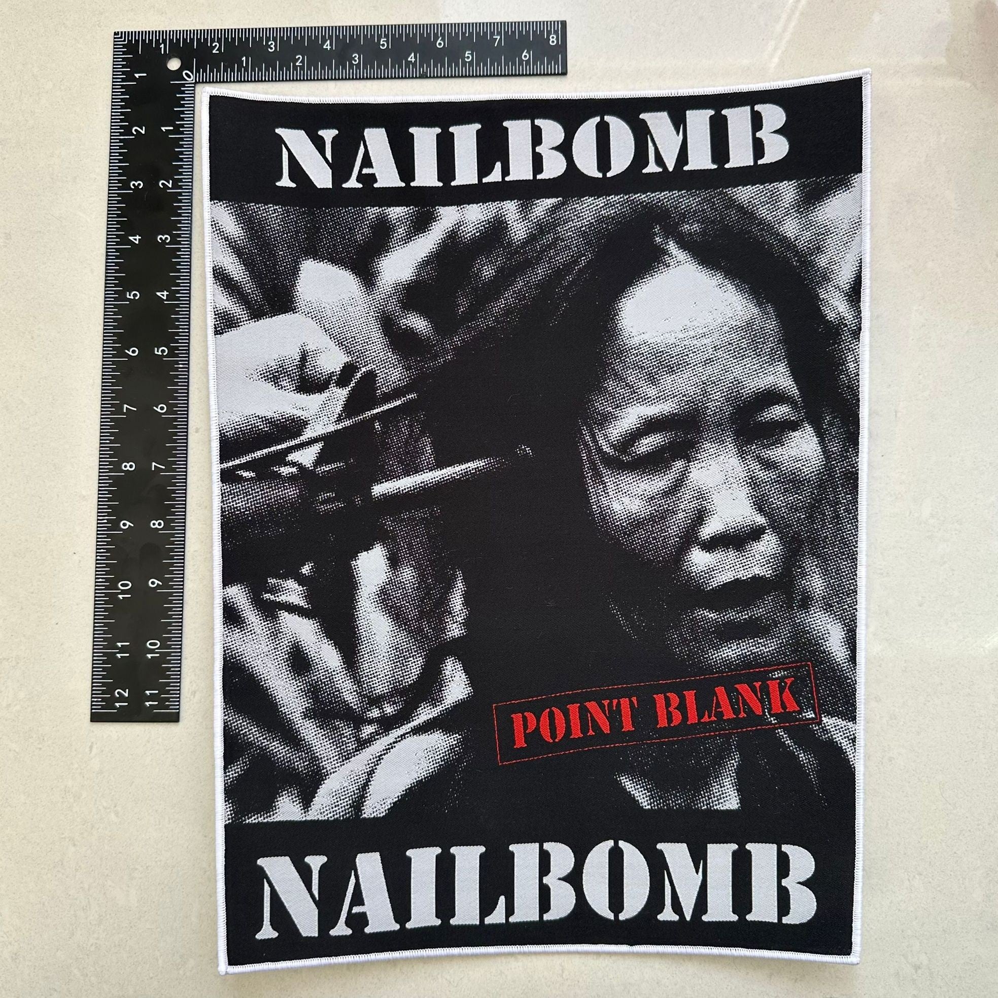NAILBOMB - Point Blank - Woven Backpatch