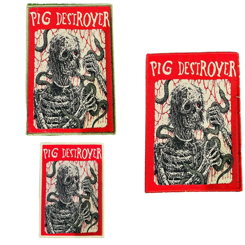 PIG DESTROYER - Snakes - Woven Patch