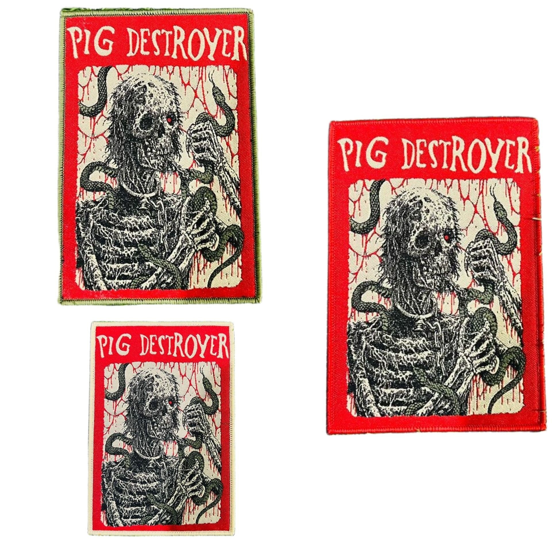 PIG DESTROYER - Snakes - Woven Patch