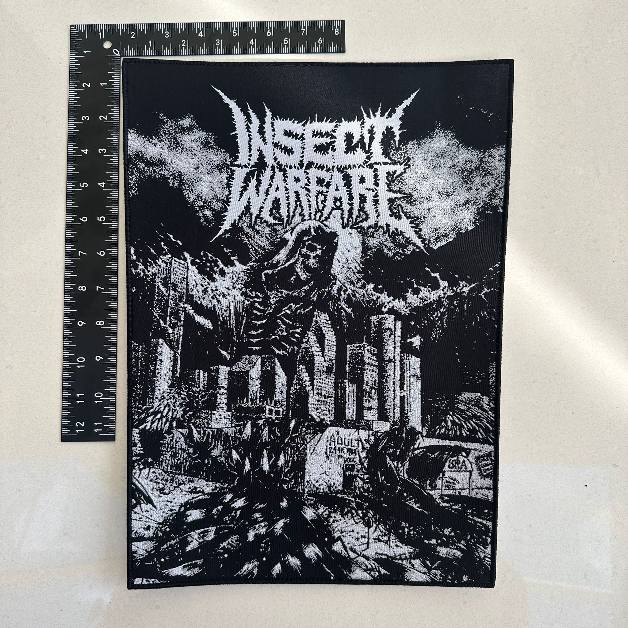 INSECT WARFARE - World Extermination - Woven Backpatch
