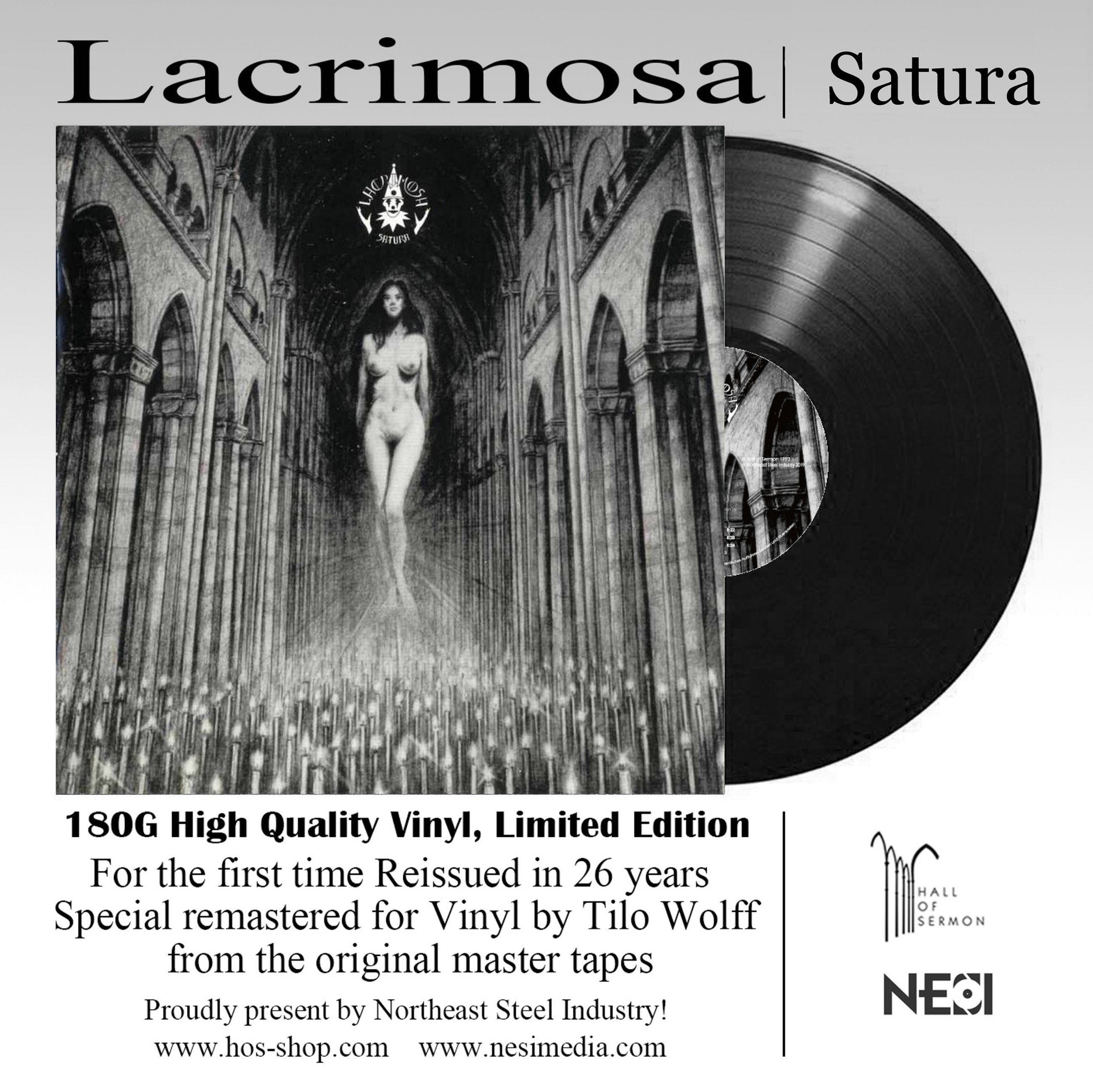 LACRIMOSA - Satura (Black Ltd 1000 - China Edition) LP