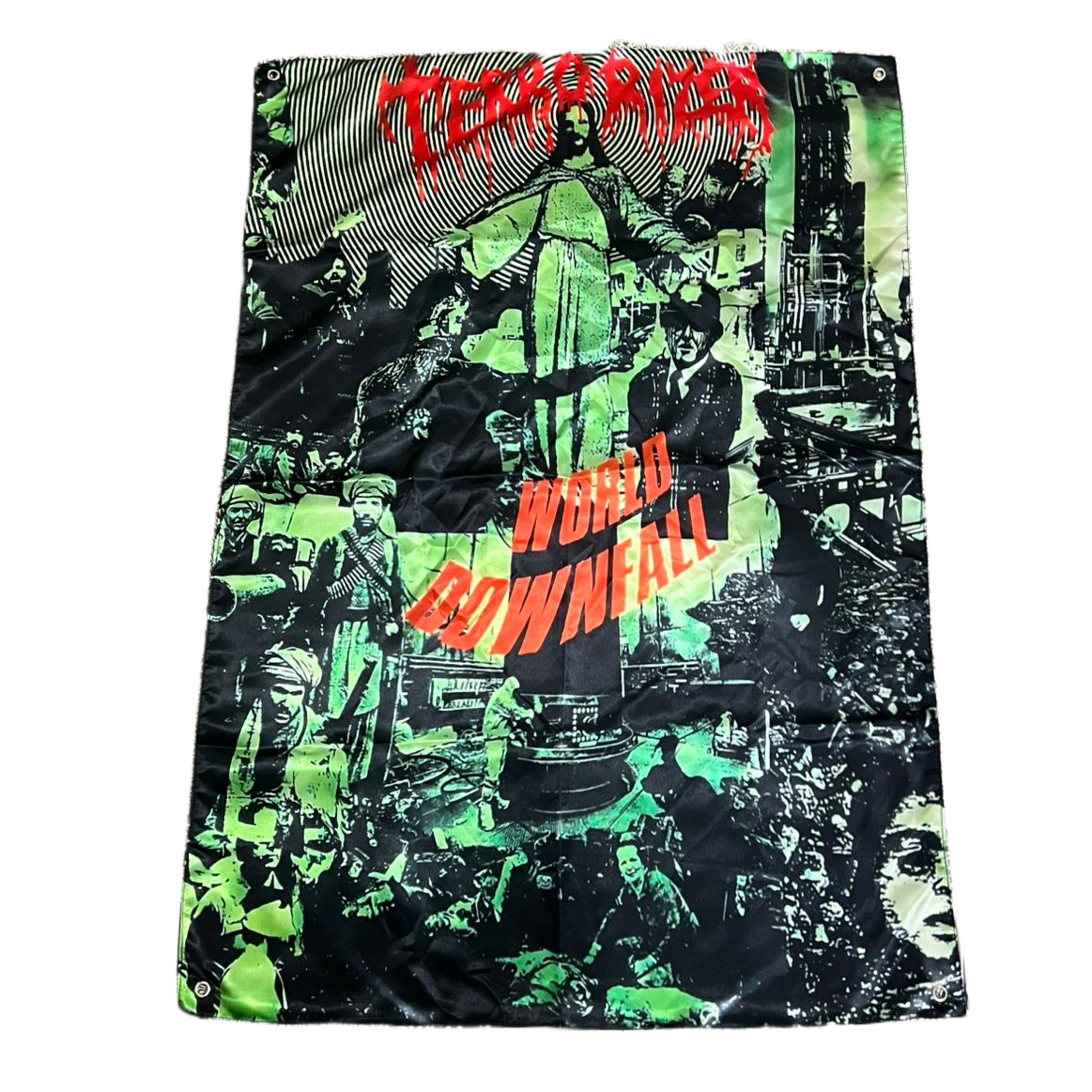 TERRORIZER - World Downfall - Wall Flag / Textile Poster