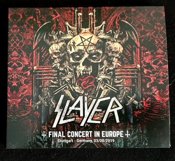 SLAYER – Final Concert In Europe (Stuttgart - Germany, 03/08/2019)  2xCD Digipack