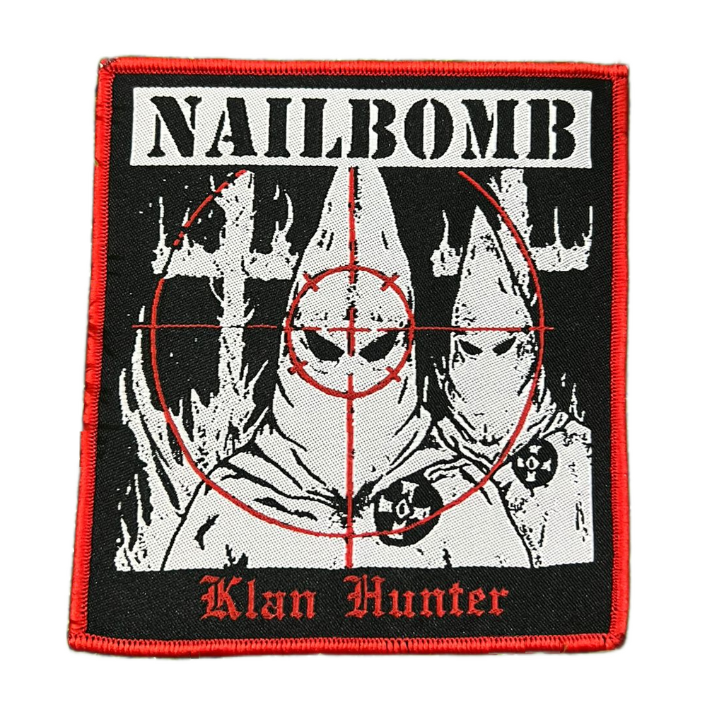 NAILBOMB - Klan Hunter - Woven Patch