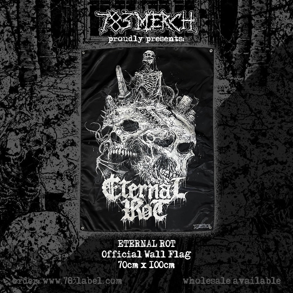 ETERNAL ROT - Putrid Hallucination - Wall Flag / Textile Poster
