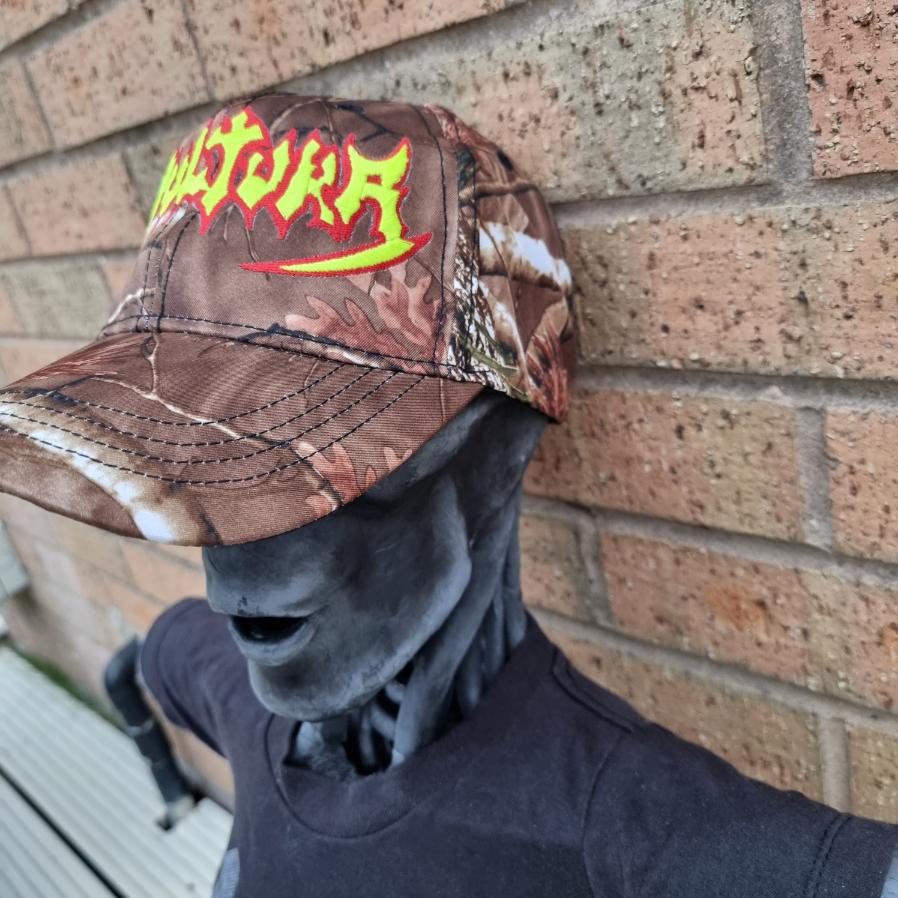 SEPULTURA - Old (Glow in the Dark) Logo LEAF CAMO BASEBALL CAP