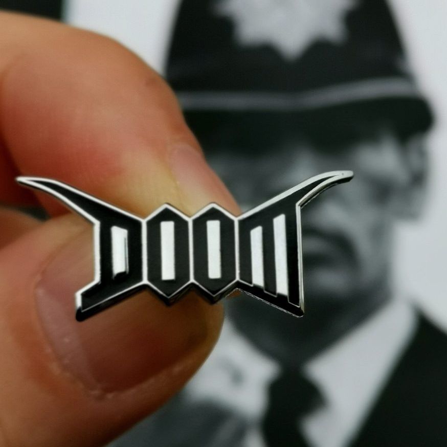 DOOM Logo Enamel Pin (Small)
