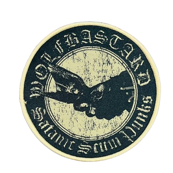 WOLFBASTARD  - Satanic Scum Punks - Woven Patch