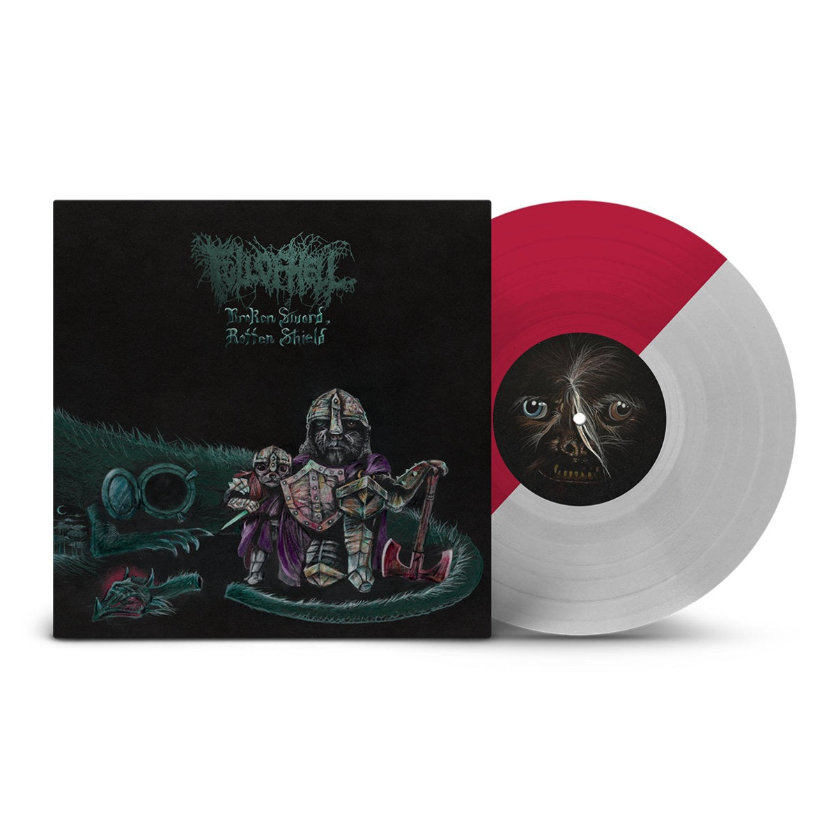 FULL OF HELL - Broken Sword, Rotten Shield (Oxblood / Silver Split Ltd.1000) 10"
