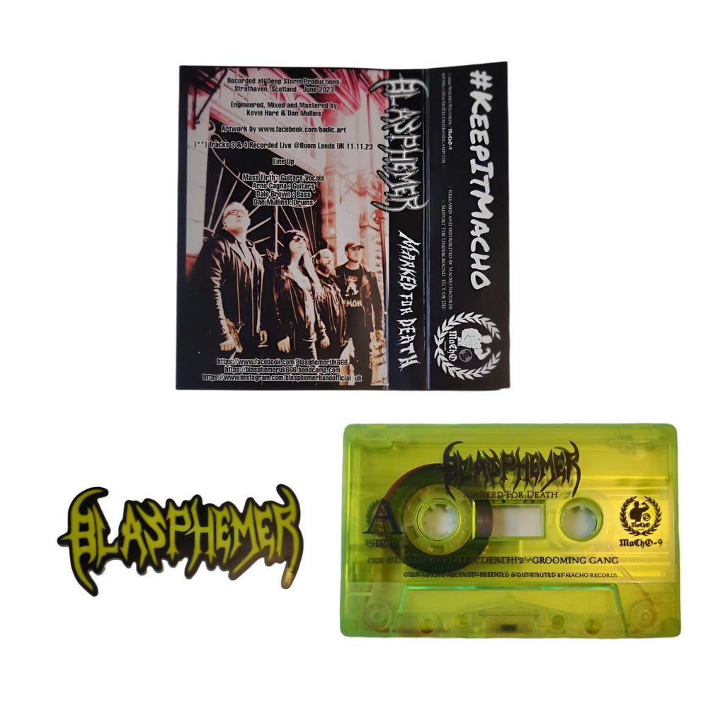 BLASPHEMER - Marked For Death - MC Tape