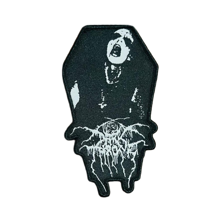DARKTHRONE - Transilvanian Hunger - Coffin Shaped Woven Patch